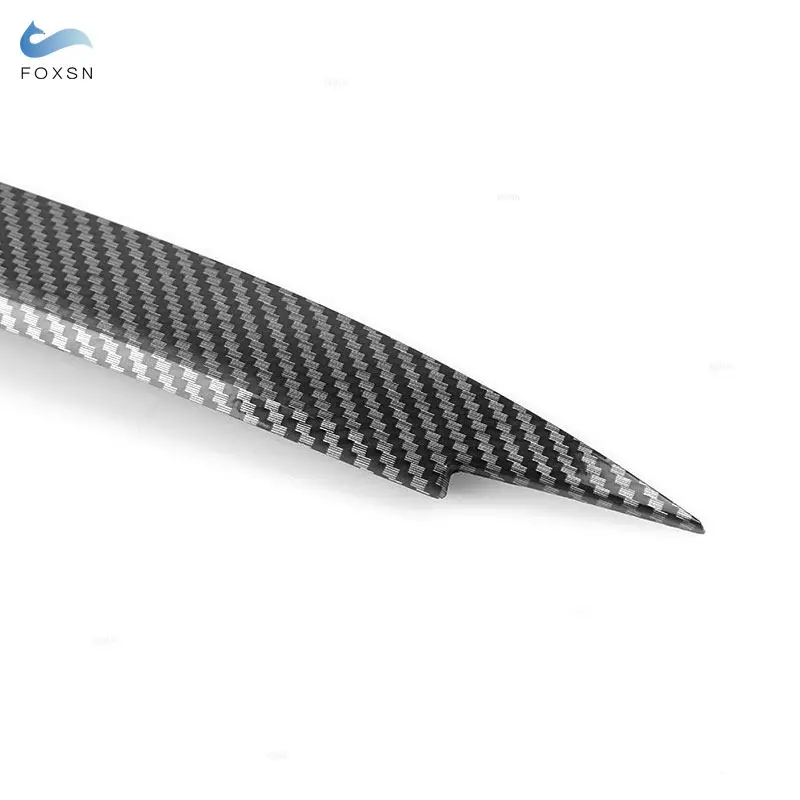 Car ABS Carbon Fiber Texture Headlight Eyebrow Eyelids Trim Sticker For VW Golf 7 MK7 GTI GTD GTE R-Line R TDI TSI MPI 2014-2018 view 5
