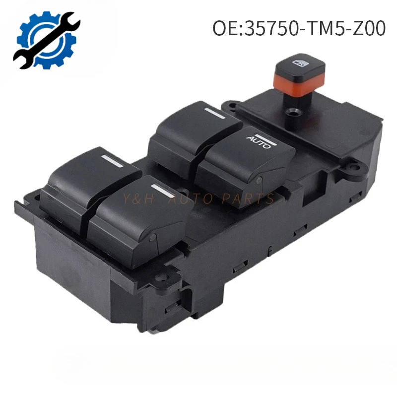 35750-TM5-Z00 Suitable for Honda right-hand drive car, window glass lifter switch window control switch