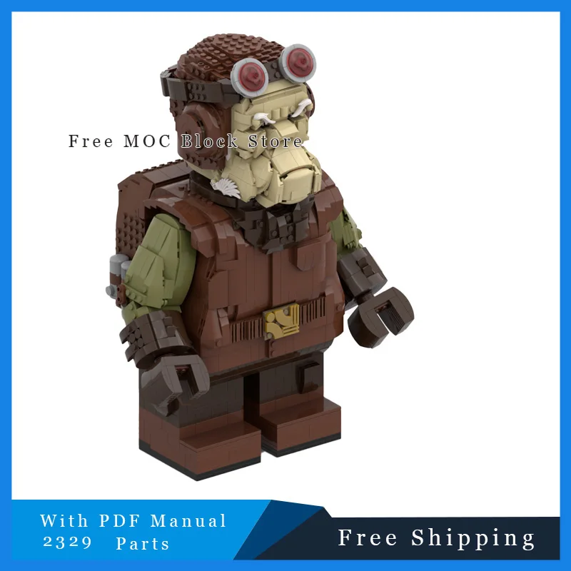 

Educational Building Toy 2329 Parts Kuiil Megafigure DIY Block Gift For Kids Birthday Christmas Star Fighting Building Block Set