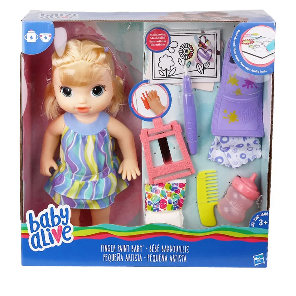 Hasbro Naughty Baby Smart Interactive Dolls Can Feed and Talk Girls Play House Toys Children\'s Birthday Gifts Baby Alive Reborn