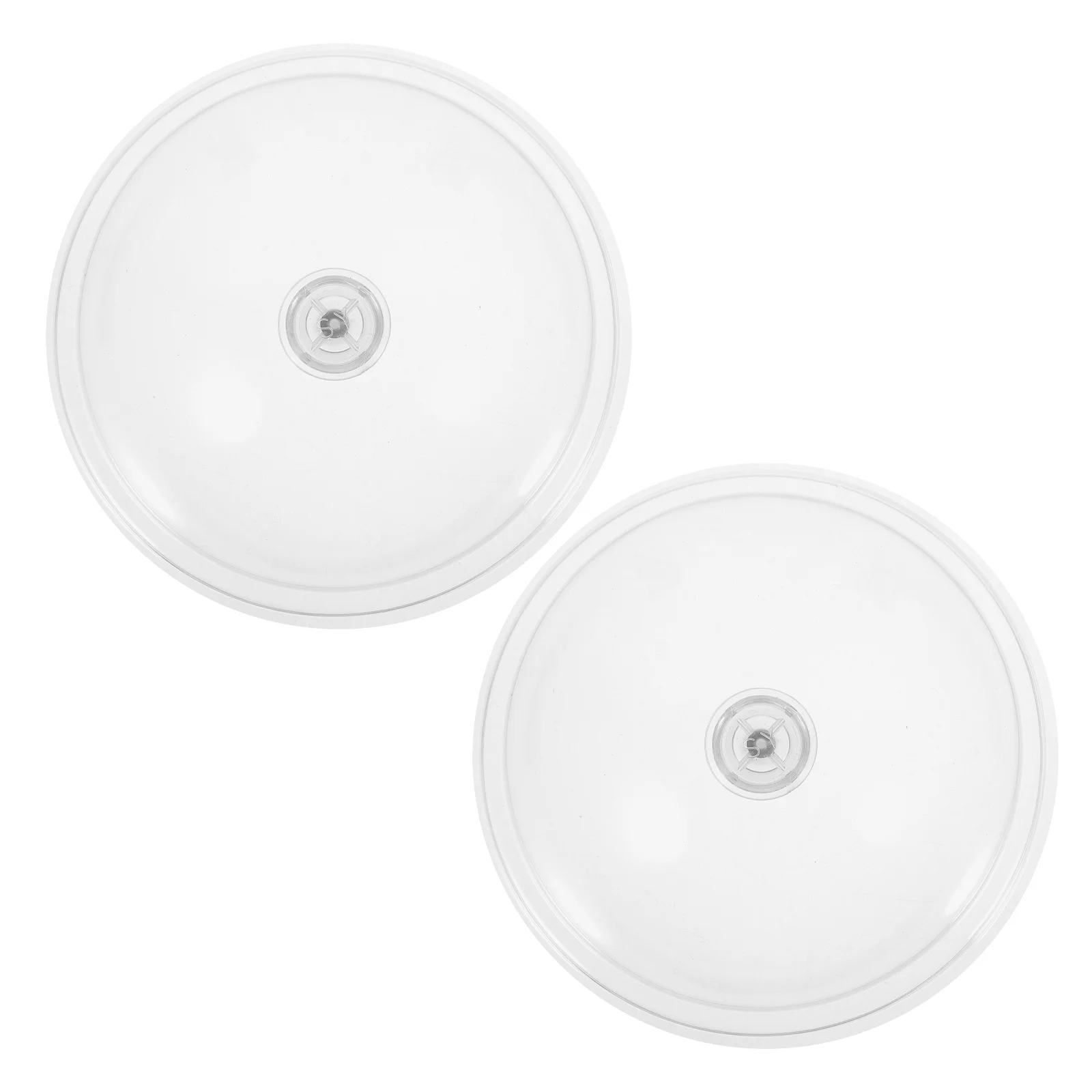 

2pcs 8Inches Cover Transparent Acrylic Compact No Holes Bug Proof Portable Kitchen Utensil Accessory Small Food Cover