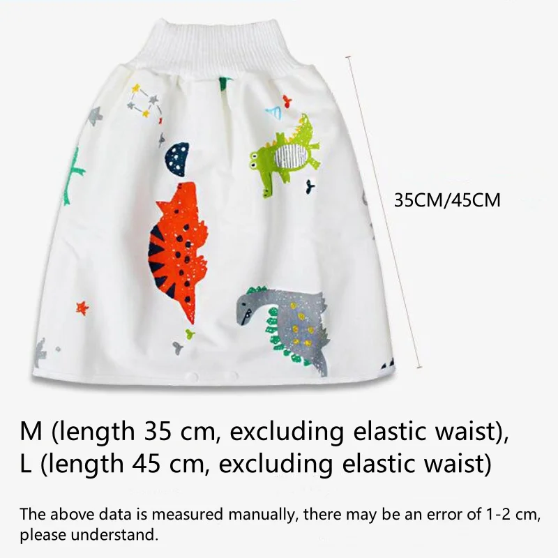 

Baby Diaper Waterproof Skirt Infant Leak-proof Urine Training Pants Toddler Potty Training Comfy Breathable Kids Reusable Nappy