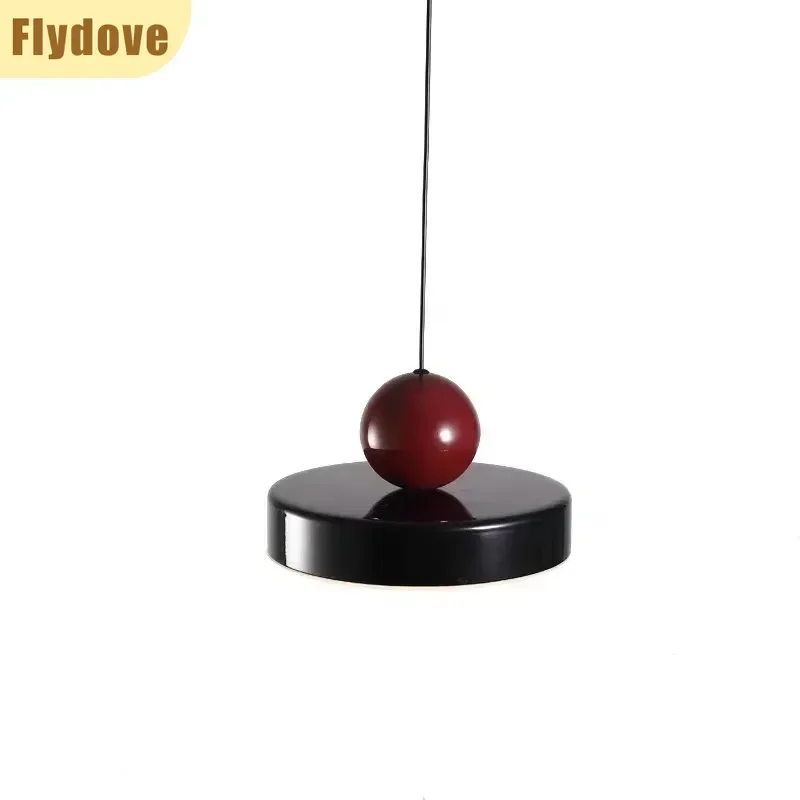 Creative Home Color Contrasting Pendant New Simple Cream Style Bedroom Bedhead Small Pendant with Adjustable Lighting Decoration