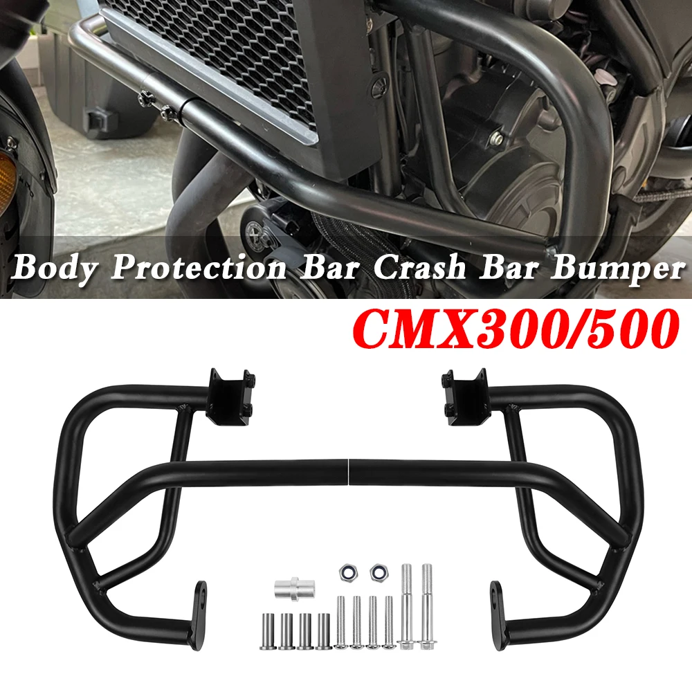 Motorcycle Engine Bumper Guard Crash Bars Frame Protector For Honda Rebel 300 500 CMX CMX500 CMX300 2017 2018 2019 2020 2021