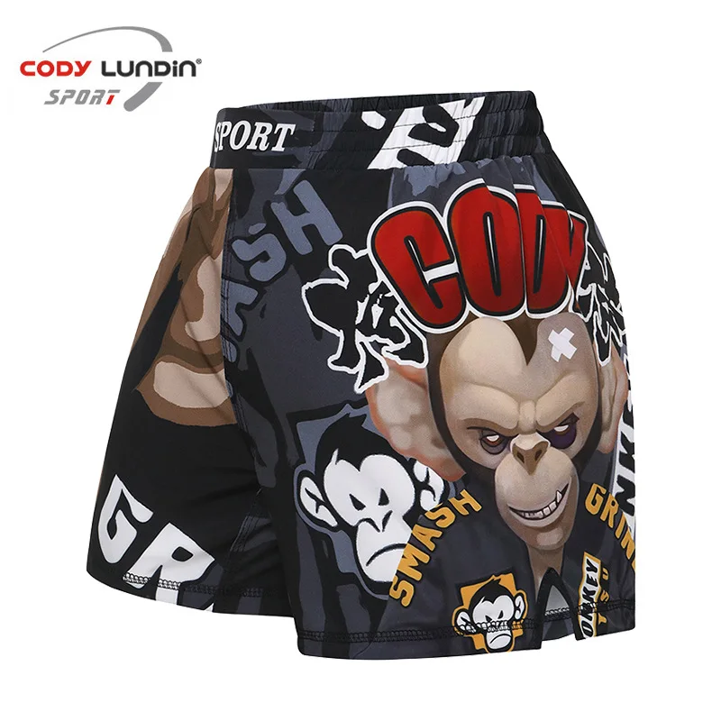 Short de boxe pour enfants MMA Jiu Jitsu Muay Thai, maillot de bain, pantalon de natation, boxe, fitness, gym, entraînement, sport, gastronomie, garçons