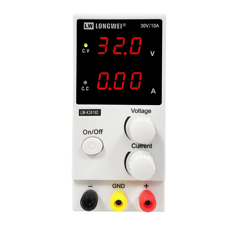 

Variable DC Power Supply 30V 10A LONGWEI LW-K3010D Laboratory & Phone Repair Equipment