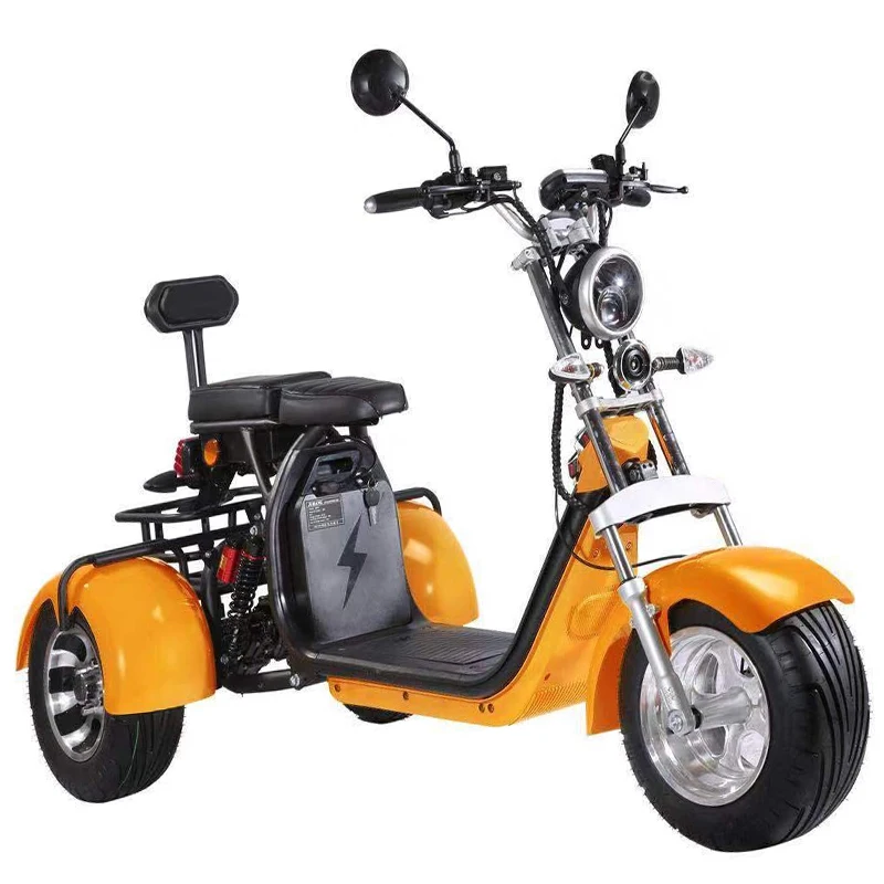 

1500W/2000W 60V max speed 50km/h cheap Electric Tricycle with eec certification and overseas warehouse