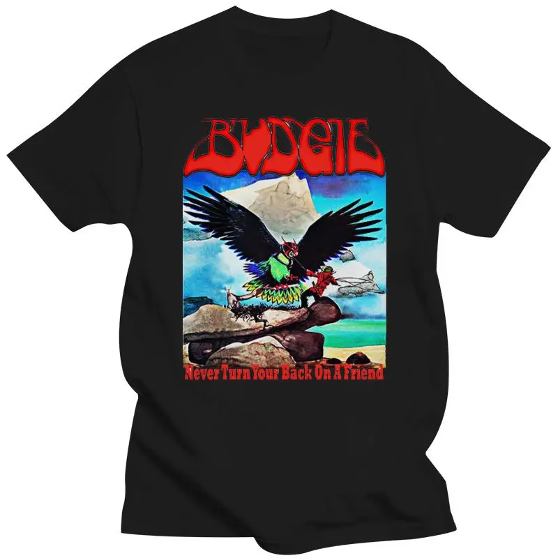 Новая футболка унисекс с надписью «Budgie Never Turn Your Back On A Friend» B389