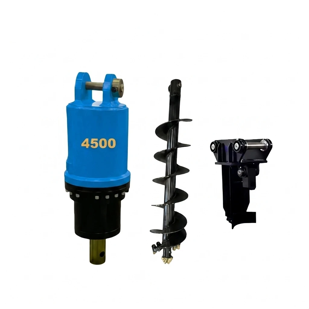 High Torque 2000NM-30000NM Drilling Machine Hydraulic Excavator Earth Augers for Hard Soil