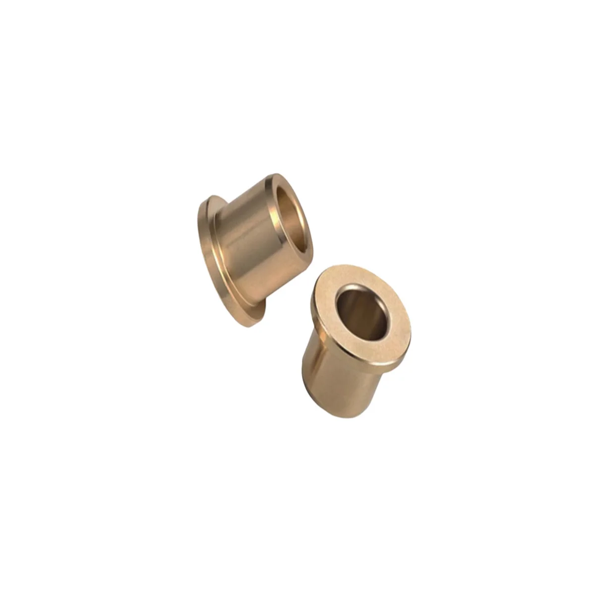 Bronze Sleeve Flange Through-Hole Bearing Bushings 1PCS