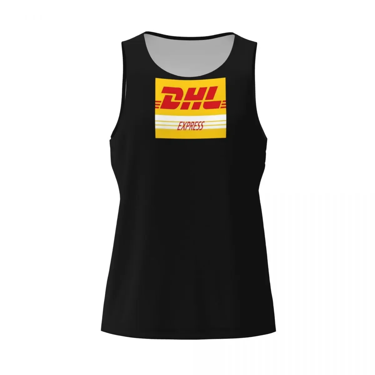 Quick Dry Global Express DHL Gym Tank Muscle Sleeveless Shirt Bodybuilding Breathable Vest