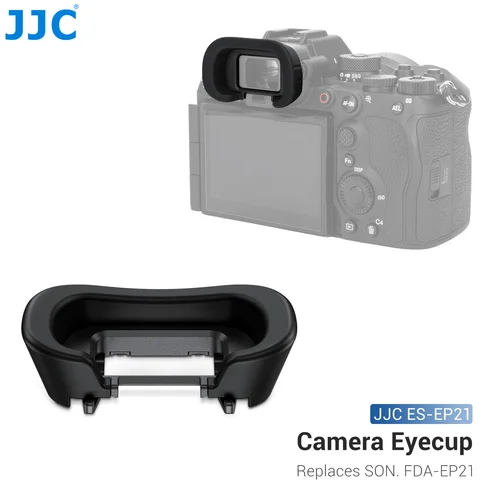 JJC visor ocular suave de silicona para Sony A7M5 A1 II A9 III A7R V A7V A7 IV A1 A7SIII parasol reemplazar Sony FDA-EP21