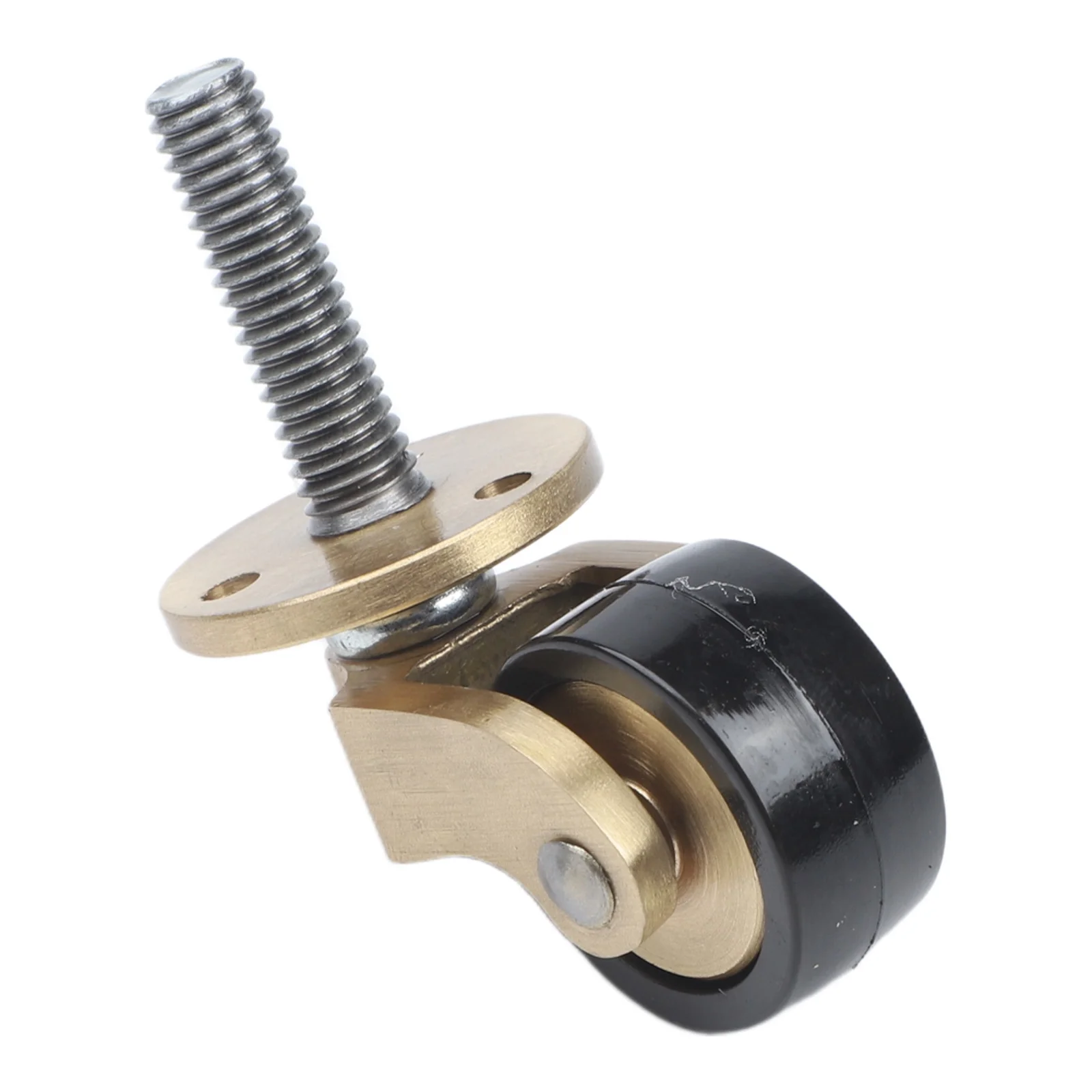 

4pcs 360° Brass Caster Silent Bearing Sofa Furniture Tables Heavy Duty Wheel For Coffee Tables, Plant Stands, And Shelves