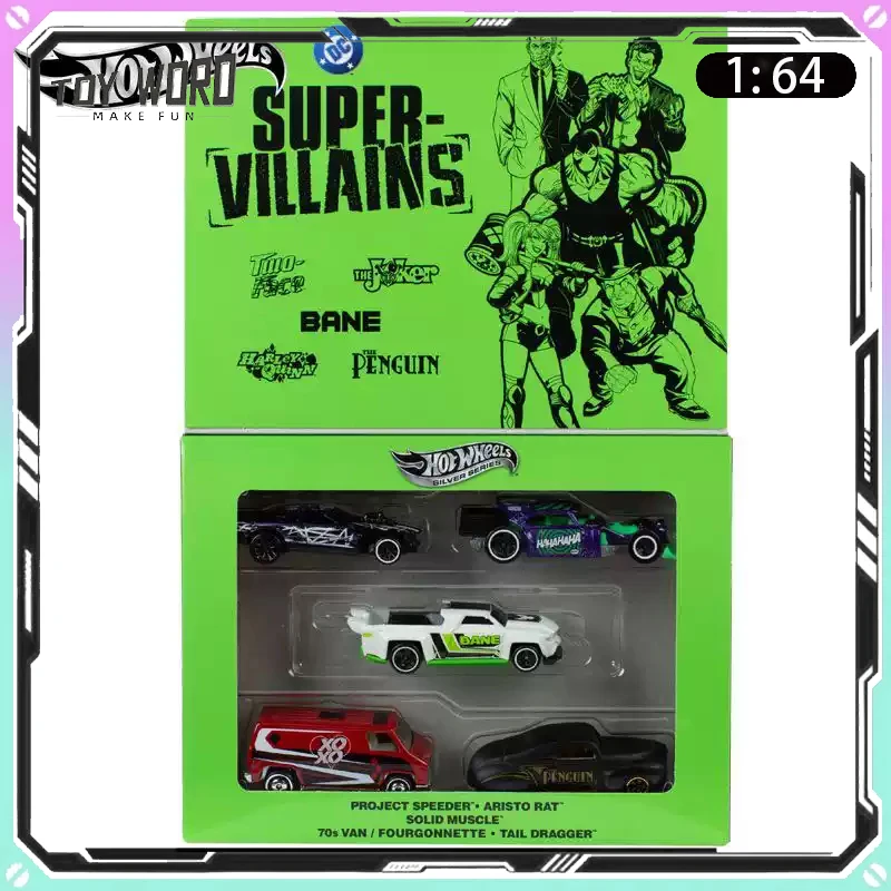 

Original Hot Wheels Batman Series Car Combo Desktop Display Ornament Boys Leisure Play Gift Collectible Model toys gifts
