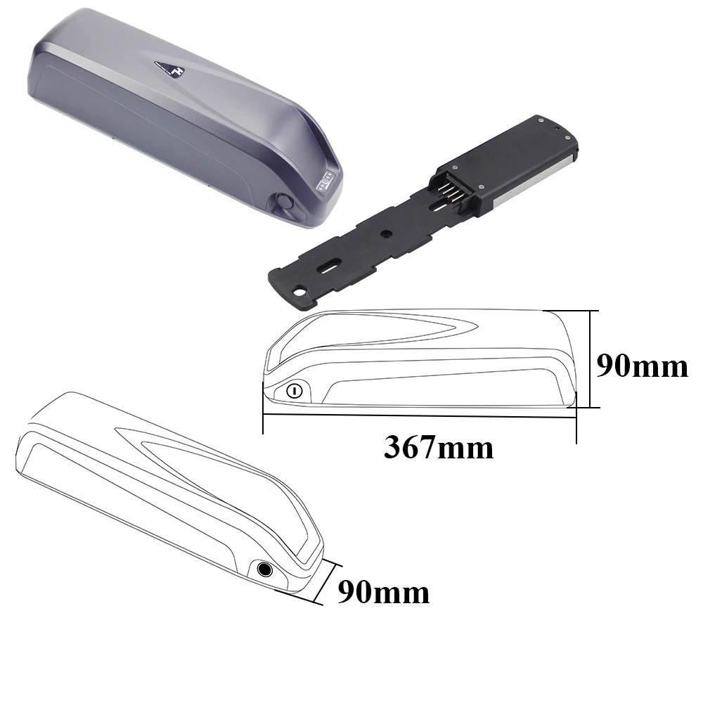 Hailong Twitter TW-E9W 48V e-bike battery 10ah 11.6ah for CTMA City V-Long Pirez Cargo electric bike