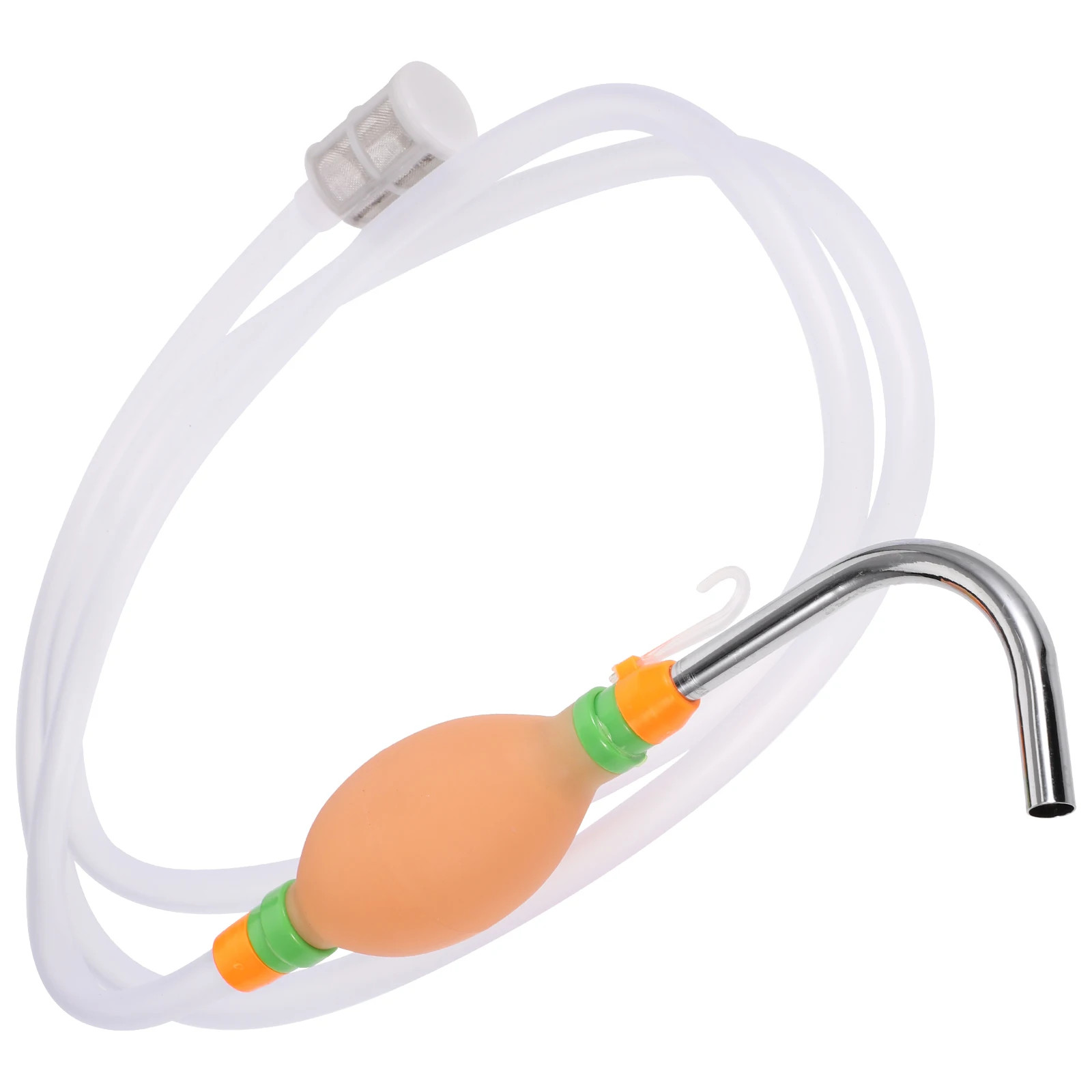 

Fishing Water Suction Device Silica Gel Pump High Density Filter Stainless Steel Fishing Accessories Tackle Gear Water Intake