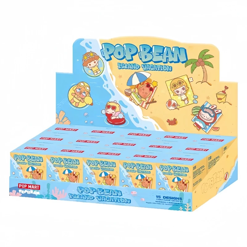 Hot Selling Echte Popmart Cute Island Holiday Series Hoge Kwaliteit Verrassing Blind Box Bureaublad Ornamenten Collectie Speelgoed
