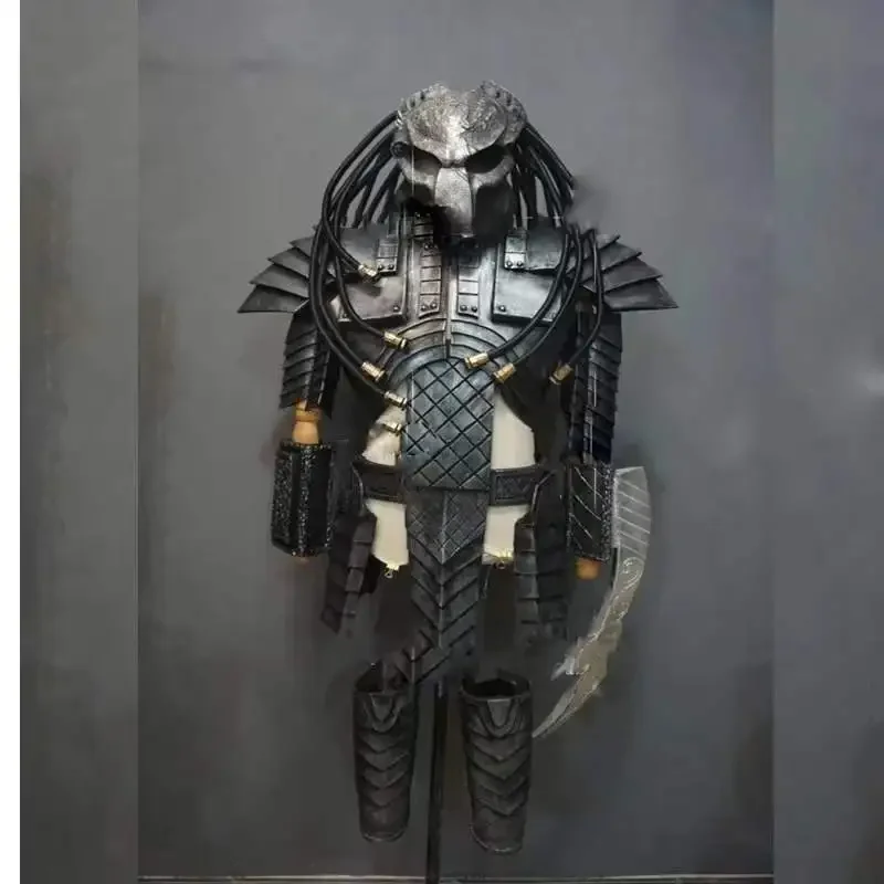 Jagged Warrior Armor Cosplay para o Halloween, Traje Predador Estrangeiro, Roupa Festival Do Carnaval