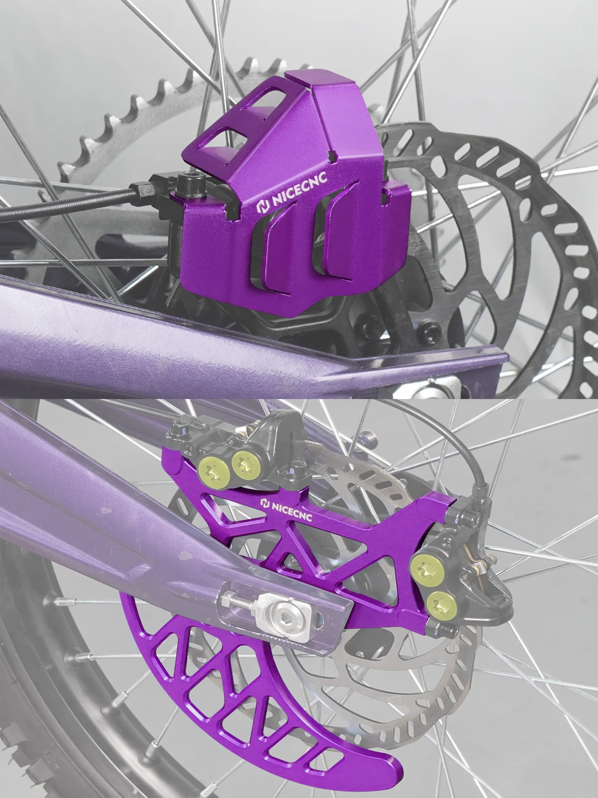 AliExpress NICECNC For Sur-Ron Surron Light Bee X S L1E Segway X160 X260 Rear Brake Disc Guard & Rear Brake Caliper Guard Electric Bike