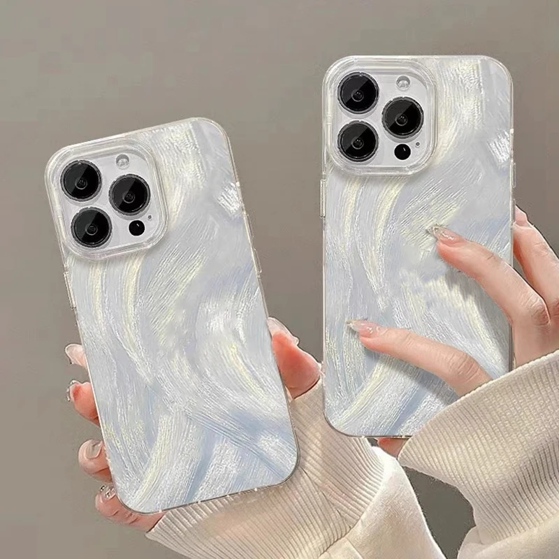 

Роскошный чехол для телефона с лазерным узором под камельет для iPhone 16 Pro, 17, 11, 12, 13, 14, 15 Pro Max, XS, XR, 7, 8 Plus – противоударный бампер-чехол