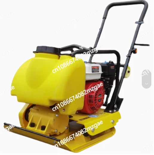 Gasoline Plate Compactor, Small Compaction Plate Compactor, Asprator Road Backfill Soil Vibration, Power Tools, 5500W