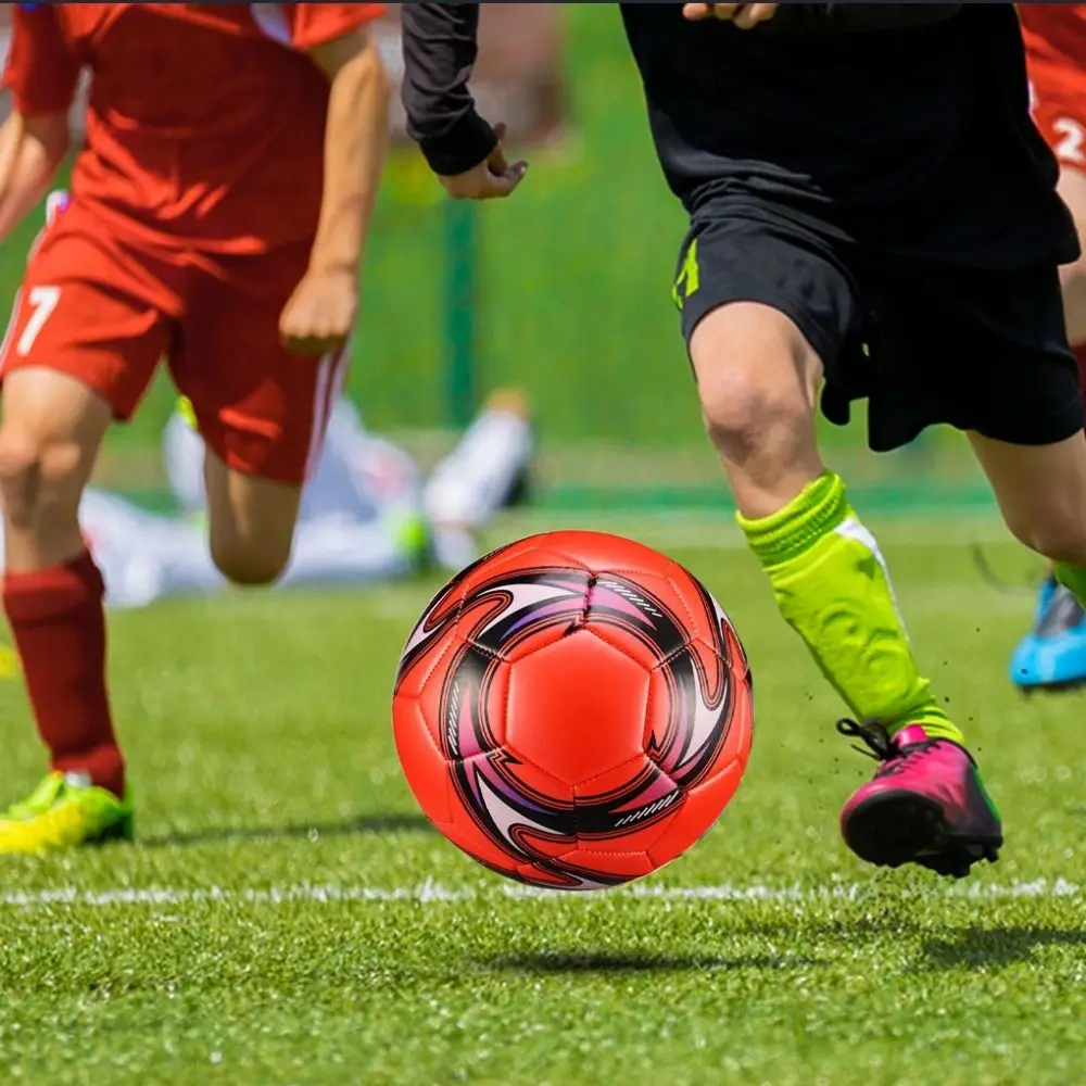 Balón de fútbol de PVC engrosado tamaño 5, balón de entrenamiento resistente al desgaste a prueba de explosiones y a prueba de fugas