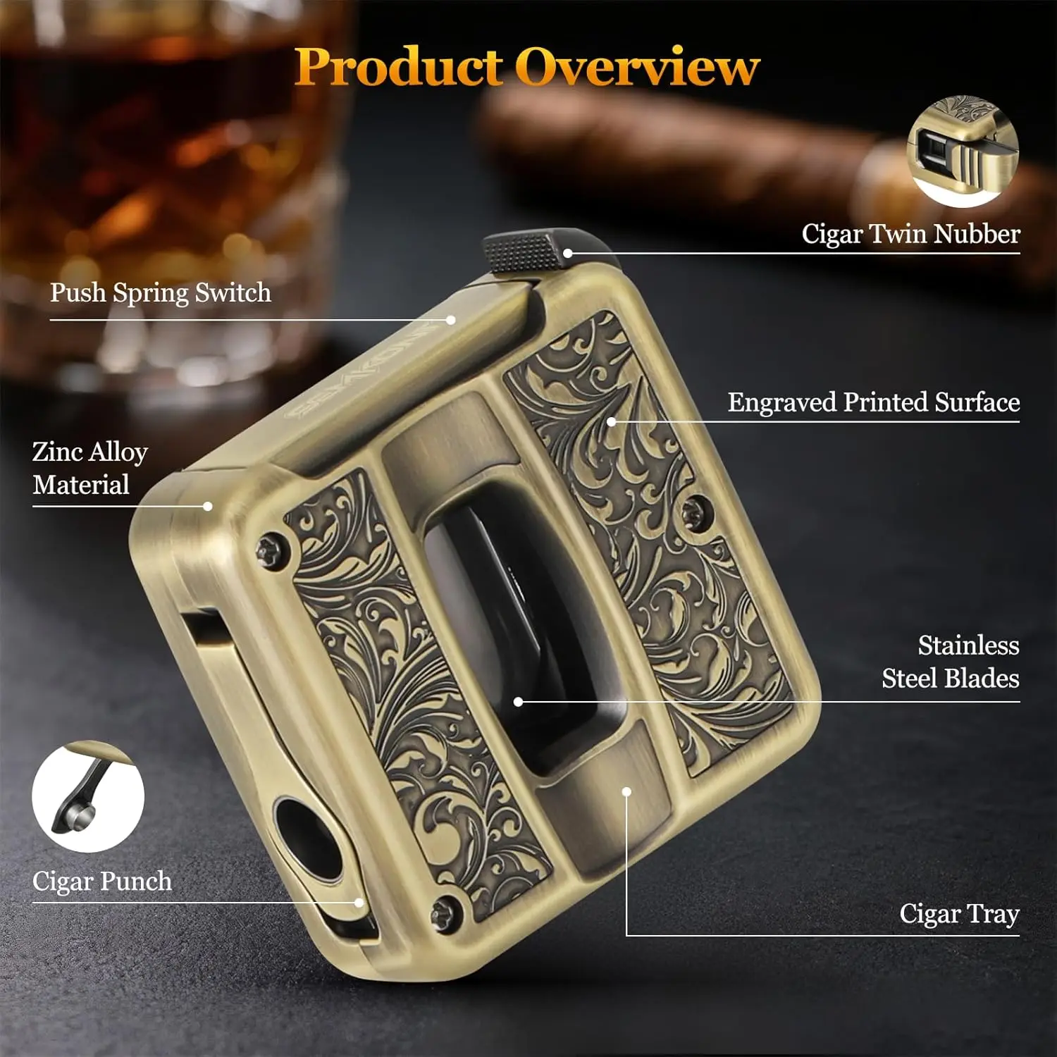 Thumbnail 3 - #6 Latest Cigar Cutters & Punches Offers