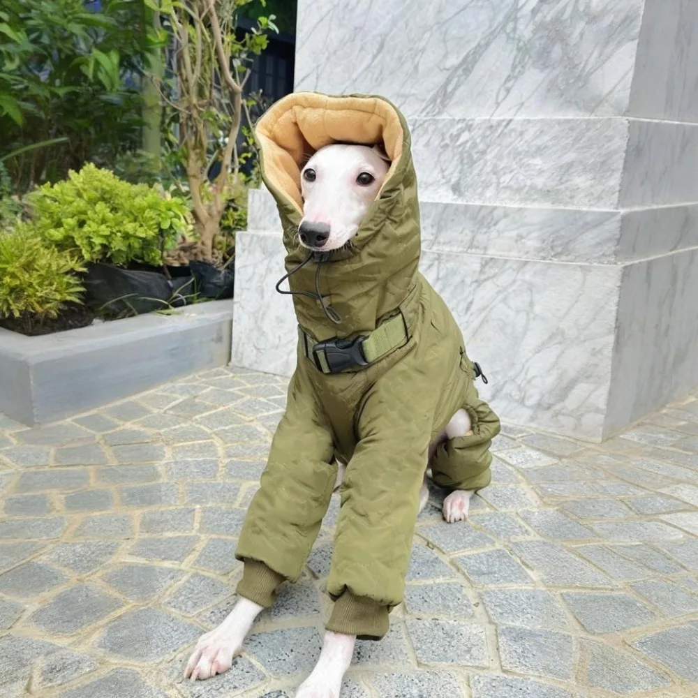 Whippet Dog Winter Clothes Doberman Thicken Large Dogs Clothes Warm Dalmatian Dog Clothing Windproof Pet Products Supplies