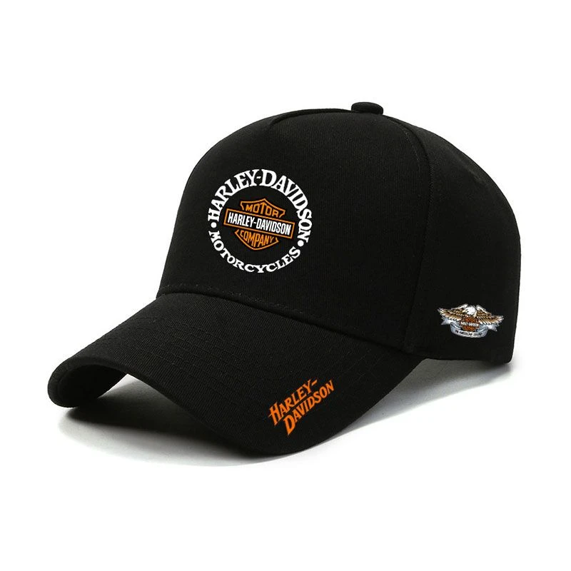 For Harley Davidson Motorcycle Racing Hat Men Women Baseball Cap Summer Leisure Retro Distress Sunscreen Sun Hat Cotton Fashion