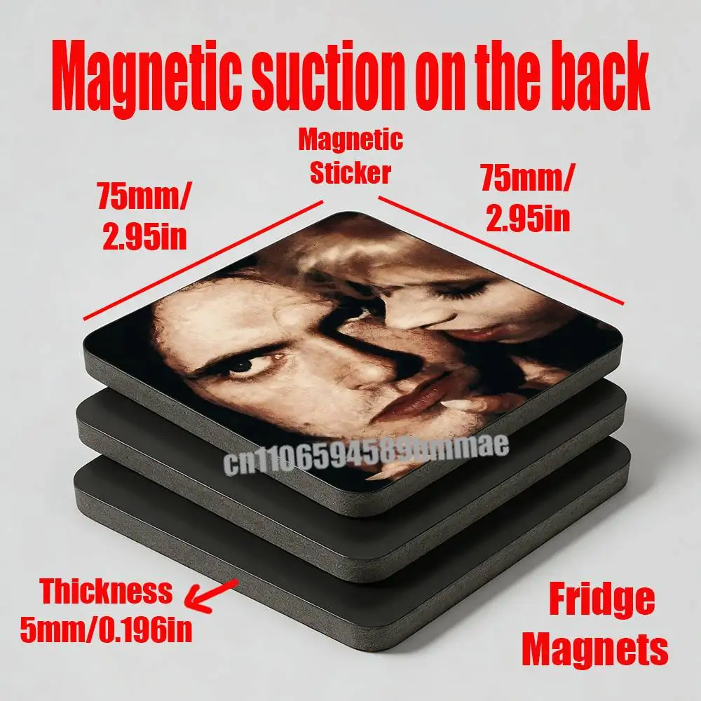 For P-Peter Steele T-Type O Negative Bloody Kisses Refrigerator Magnets Metal Cabinet Custom Fridge Freezer Magnetic Cards Cover