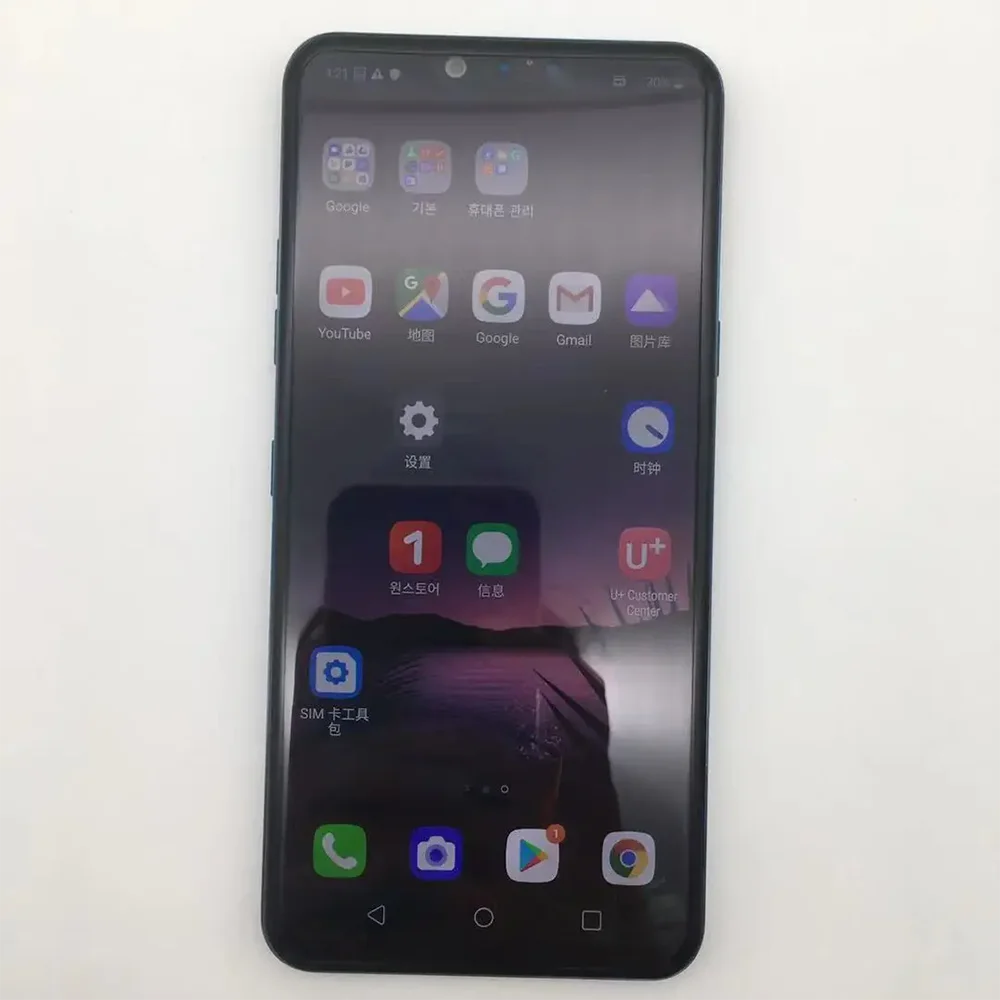 هاتف ذكي LG G8 ThinQ G820N G820UM أصلي غير مقفول بشريحتين واحد 6 جيجابايت 128 جيجابايت ثماني النواة 16 ميجابكسل 6.1 بوصة 3500 مللي أمبير في الساعة أندرويد 9 NFC FM #2
