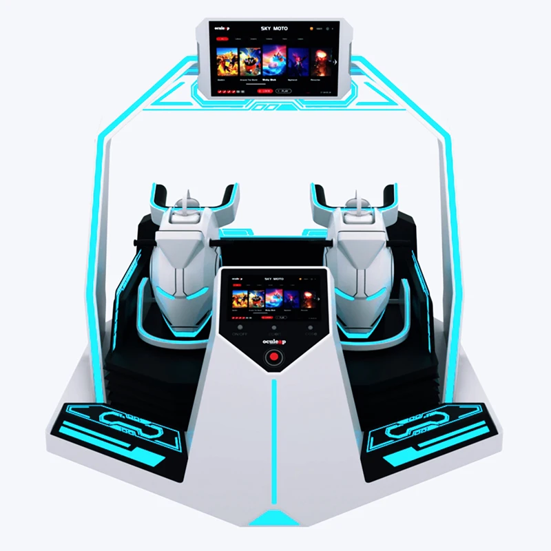 VR Flight Simulator 2025 New VR Roller Coaster VR/AR/MR Equipment 2 Seats Riding Arcade Games Flying Theater VR Game Machine