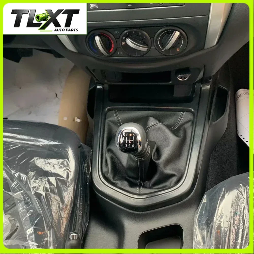 Interior Accessories For Nissan Navara NP300 ST 2015-2024 2025 Carbon Fiber Gear Shift Box Cover Molding Trim Frame Car Styling