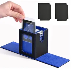 Card Deck Box For MTG Commander TCG Card Storage Box 100+ Sleeved Cards PU Card Storage Box Deck Game Case For Magic