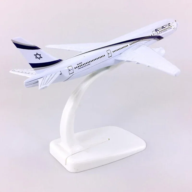 

16CM 1:400 B777 Model El Al Air Airlines Base Alloy Aircraft Plane Collectible Aviation Model Collection Gifts Toy