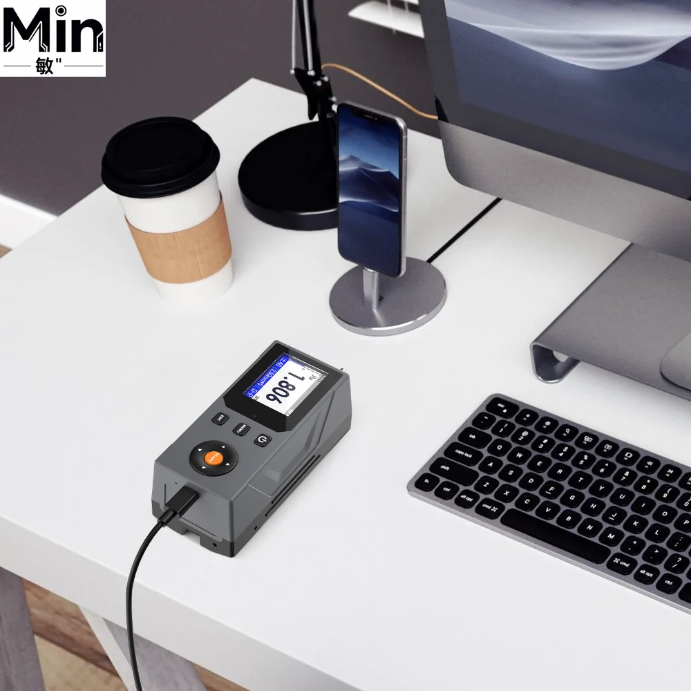 2026 Digital Surface Roughness Tester 12+ Parameters Ra Rq Rv Rs Profilometer 20H Working Auto-sleep Gauge