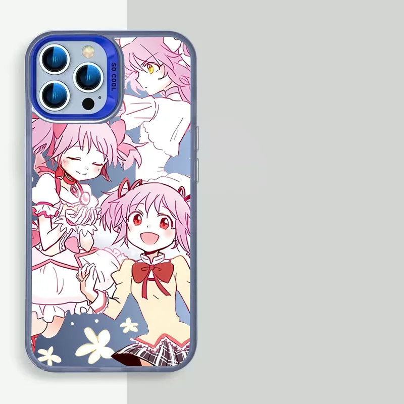 Magical Anime Girls Cute Phone Case for IPhone 16 15 14 13 12 11 Pro Max Anti-fall Air Cushion Protective Cover