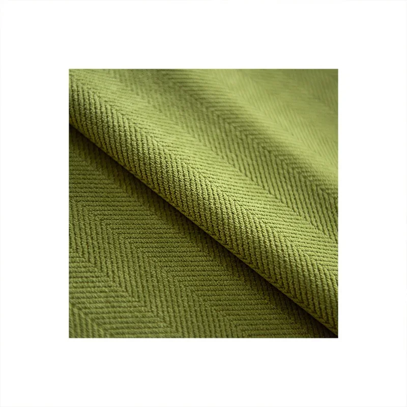 Imagem -05 - Matcha Verde Espinha Jacquard Cortinas Tecido High Blackout Personalizado Sala de Estar Sala de Jantar Quarto