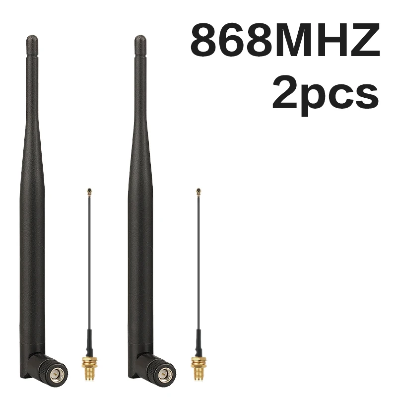 2 SZT. 5 SZT. Antena LoRa 868MHz 915MHz 5DBi SMA do złącza U.FL Kabel 10CM do płytki Meshtastic LoRaWan Antena Omni NB-IoT — zdjęcie produktu 2