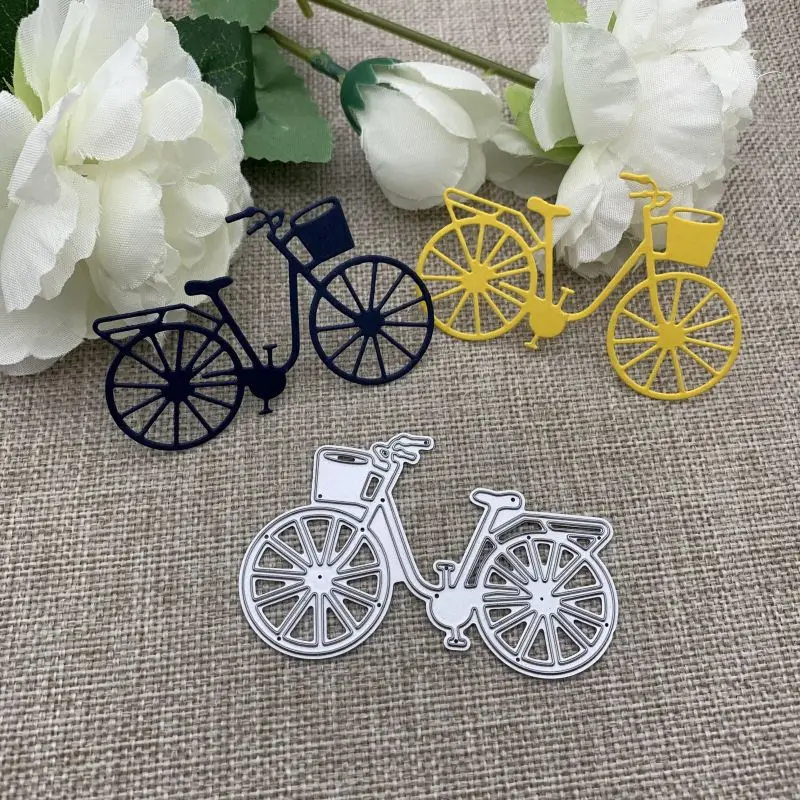 New Bicycle decoration Metal Cutting Dies For DIY Scrapbooking Decorative Embossing Handcraft Die Cutting Template Mold