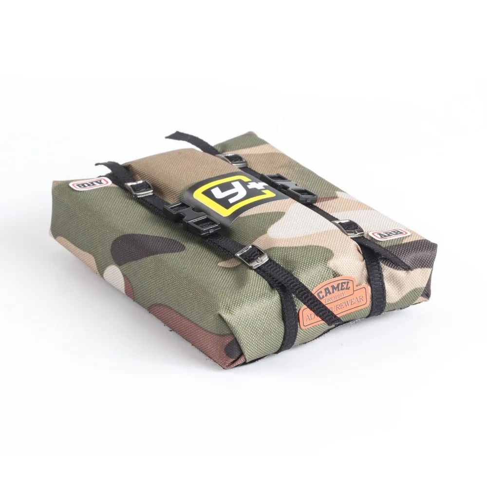 RC Simulierte Zelt Tasche Dekorieren Handgemachte Skala Simulierte Dach Gepäck Zelt für 1/16 1/18 1/24 RC Crawler TRX4M SCX24 FCX24 MN WPL – Detail 5