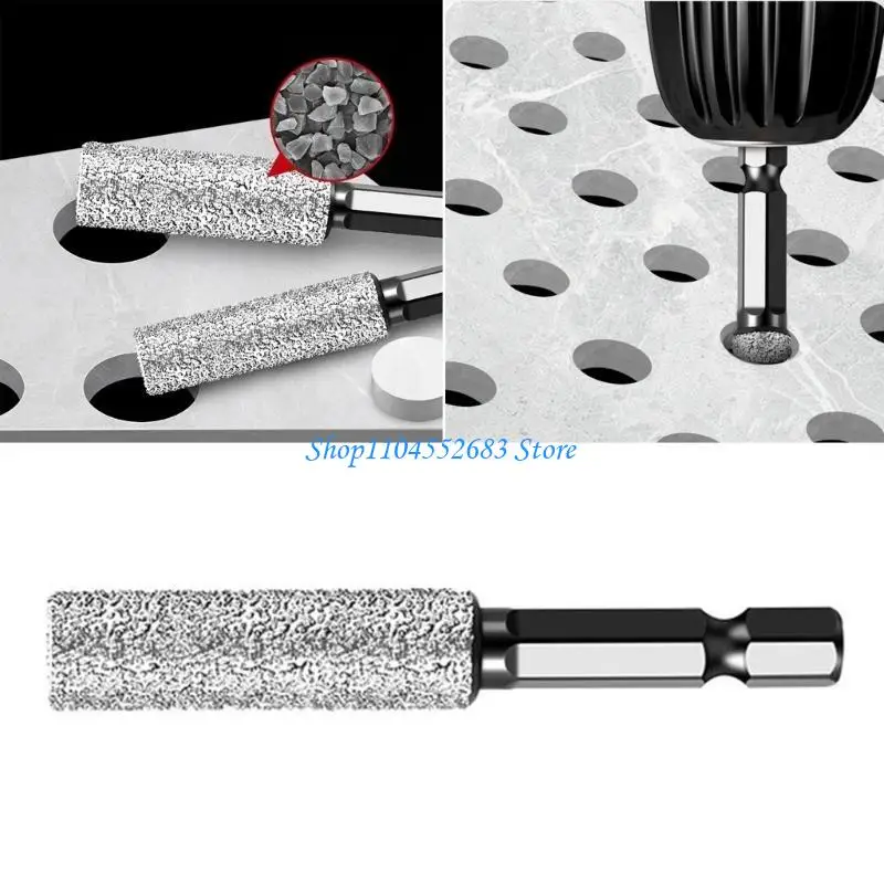 

Y6GD Dry Diamonds Drill Bits 6mm/8mm/10mm/12mm Diamonds Hole with Hexagonal Shank