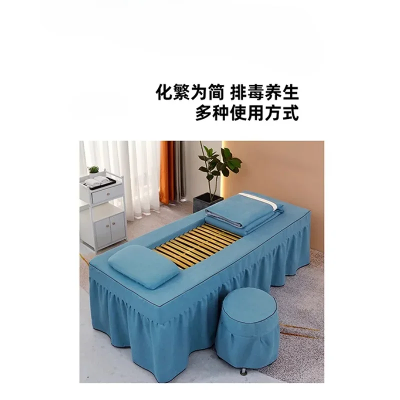 

Fumigation moxibustion special bedspread beauty massage massage physiotherapy four-piece set cotton