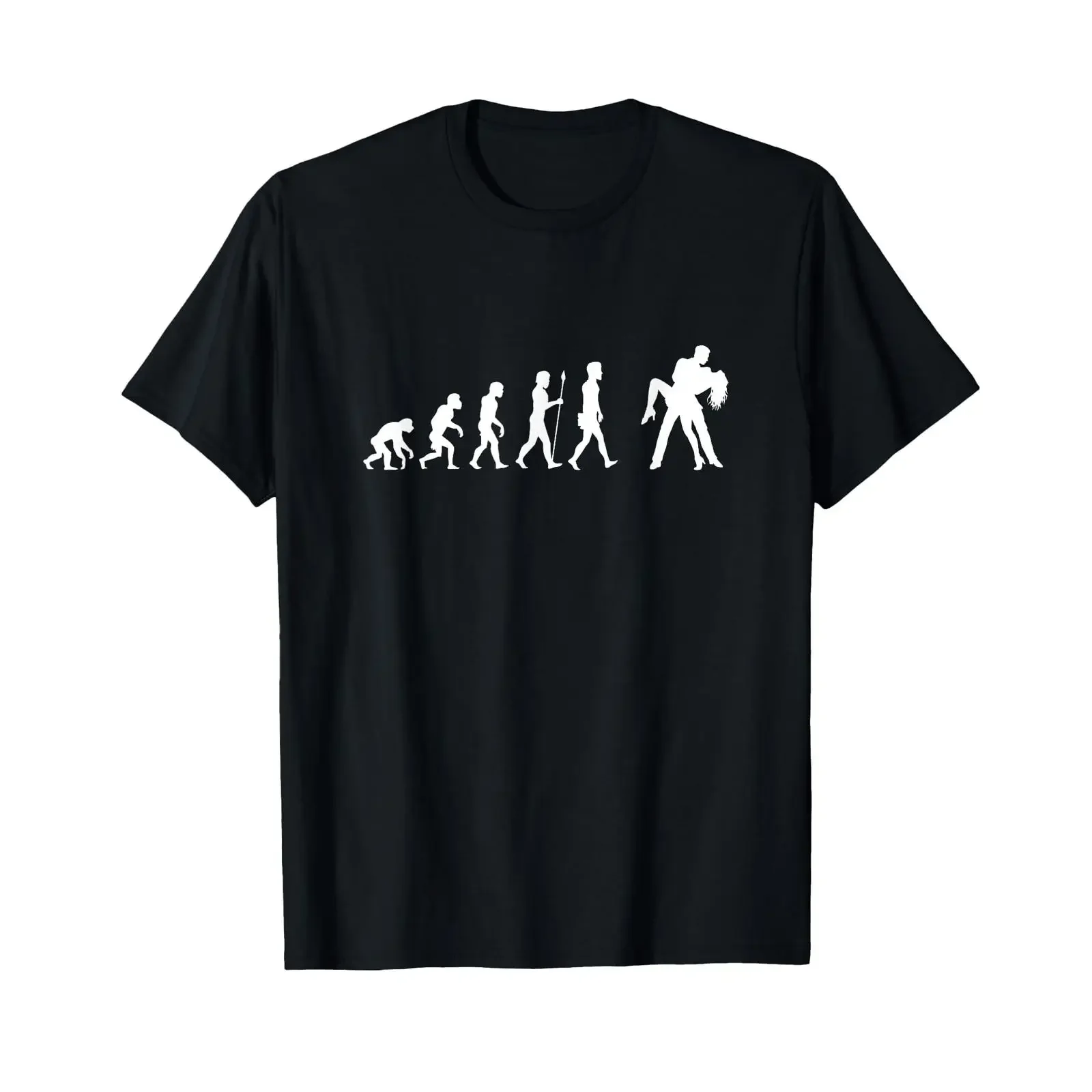 Camiseta de bailarín de Bachata Evolution, estilo latinoamericano, vintage, lavada, versátil, elegante, suave, transpirable, ropa de calle para hombre