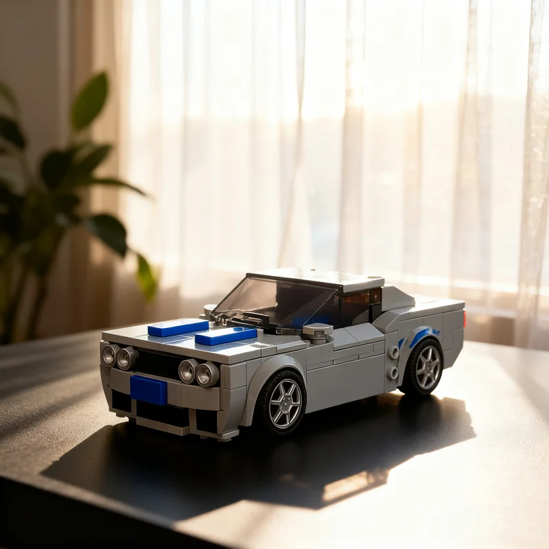 

260pcs MOC Dodge Challenger City Champions Super Car Model Building Blocks Architecture Education Festival Gift Toys Brick