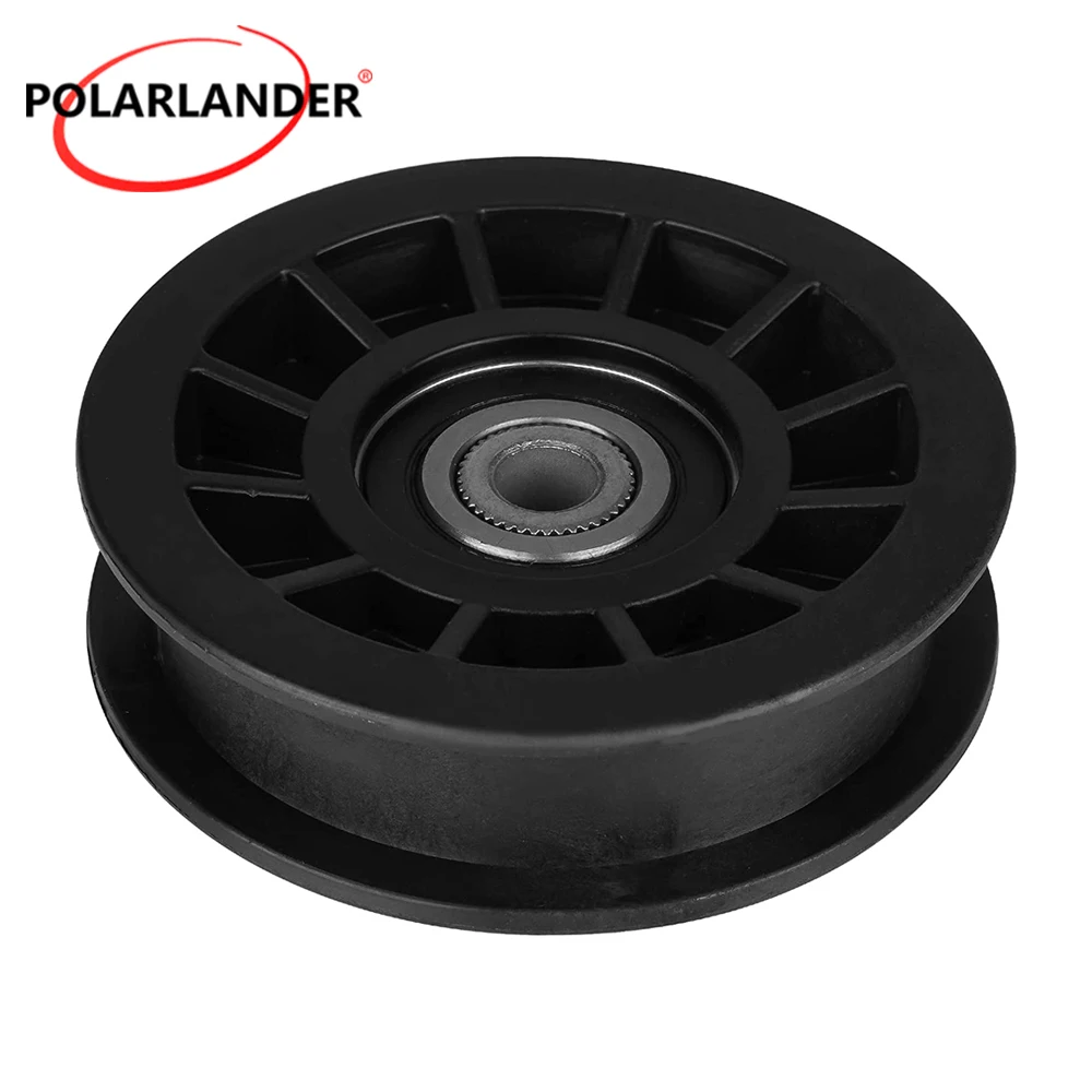 PolarLander  Lawn Mower Accessories for Vehicles ​532194327, 194327 Flat Idler Pulley for Husqvarna, Craftsman