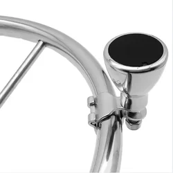 Mango de dirección asistida Universal de acero inoxidable, perilla de agarre de bola, ayudante de giro para barco marino y yate, accesorios para barcos