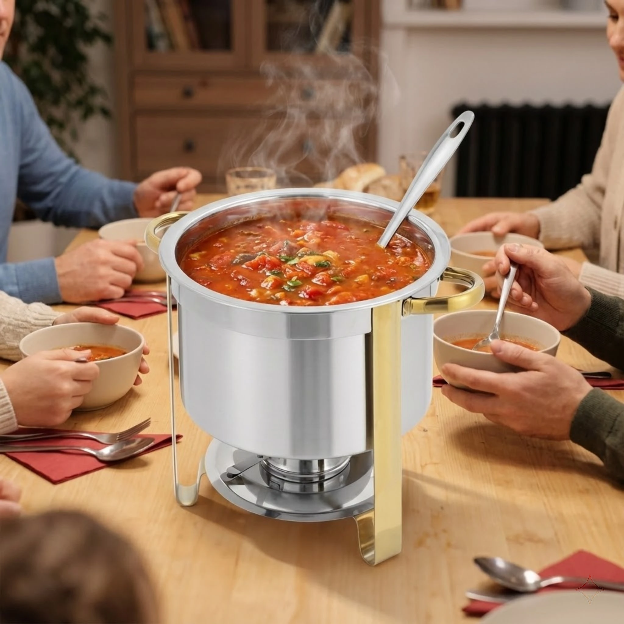 

Подогреватель для супа (шайфер) из нержавеющей стали, 11 л (11,62 кварты)