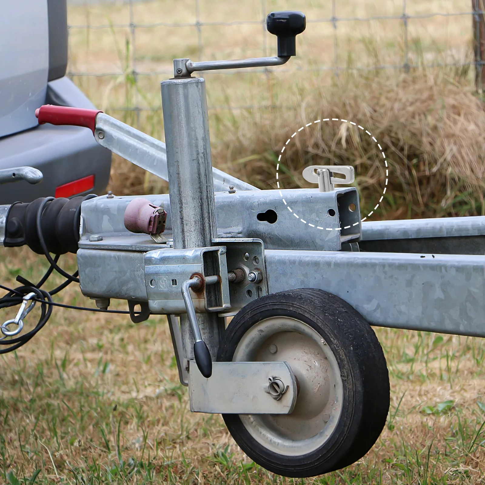 

T-Shaped Trailer Release Pin Heavy Duty Quick Detach For Secure Fastening Drop Lock System Trailer Accessories Hitch