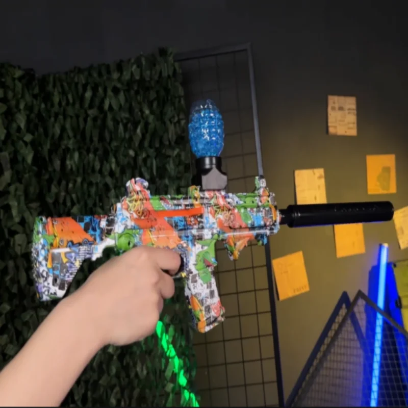 دليل كهربائي ساخن ذو وضع مزدوج معدل عالٍ لمسدس لعبة الكتابة على الجدران في الهواء الطلق لعبة الفريق المعركة